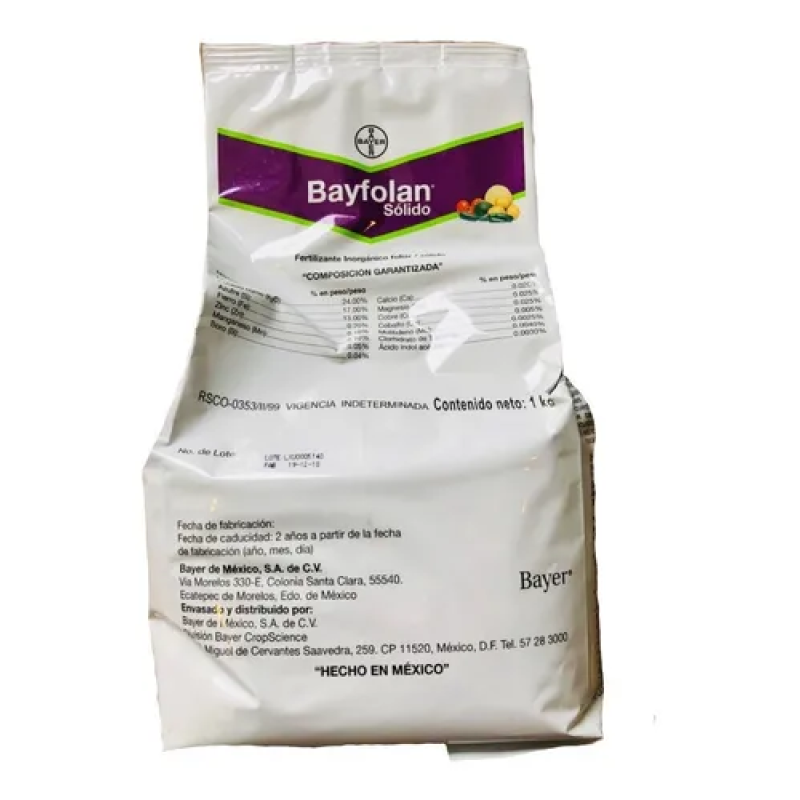 BAYFOLAN SÓLIDO (VITAMINAS+FITOHORMONAS)
